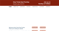 Desktop Screenshot of holytrinityeastfinchley.org.uk
